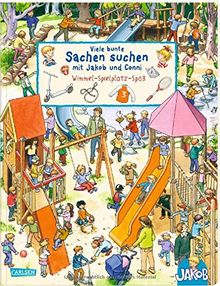 Viele bunte Sachen suchen mit Jakob und Conni: Wimmel-Spielplatz-Spaß