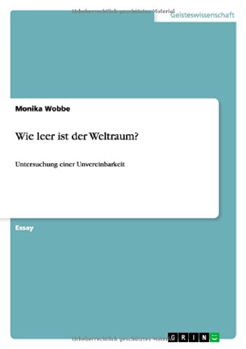 Wie leer ist der Weltraum?: Untersuchung einer Unvereinbarkeit