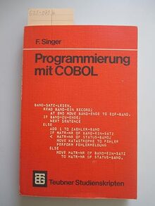 Programmierung mit COBOL. Teubner Studienskripten