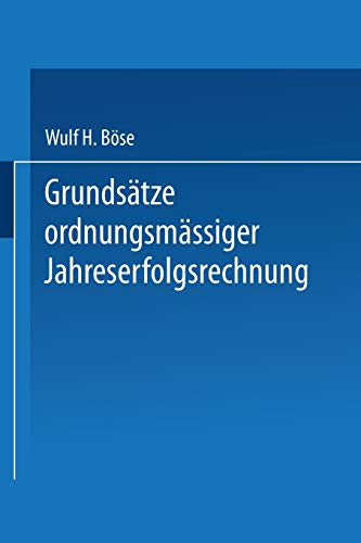 Grundsätze ordnungsmäßiger Jahreserfolgsrechnung (German Edition)