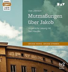 Mutmassungen über Jakob: Ungekürzte Lesung mit Gert Haucke (1 mp3-CD)