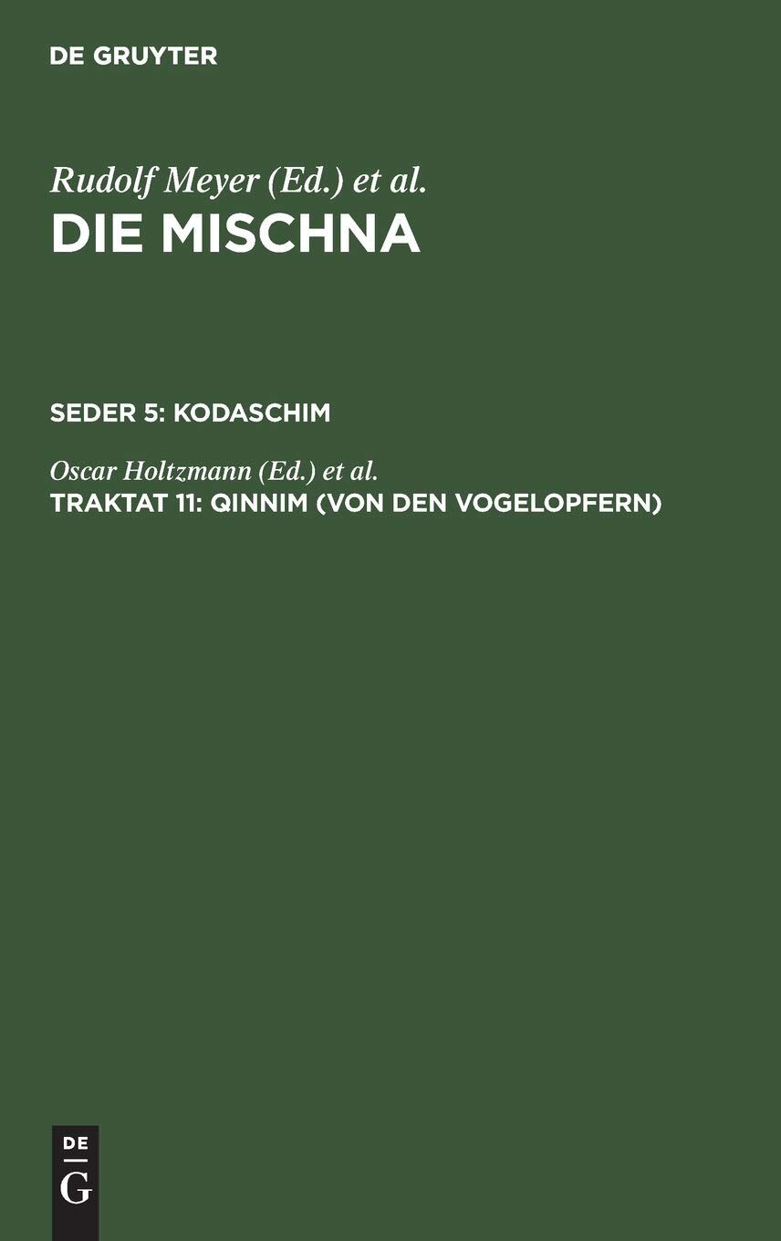 Qinnim (Von den Vogelopfern)