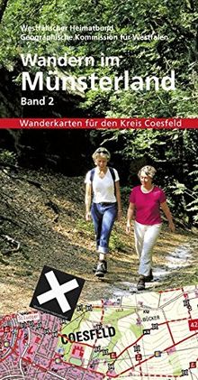 Wandern im Münsterland: Band 2: Wanderkarten für Kreis Coesfeld