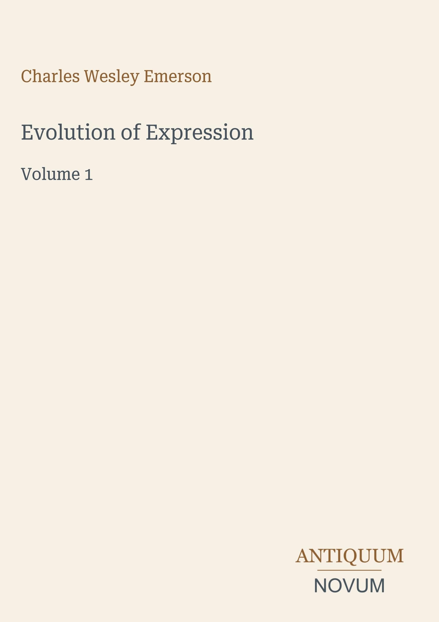 Evolution of Expression