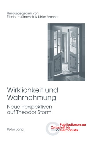 Wirklichkeit und Wahrnehmung: Neue Perspektiven auf Theodor Storm (Publikationen zur Zeitschrift für Germanistik)