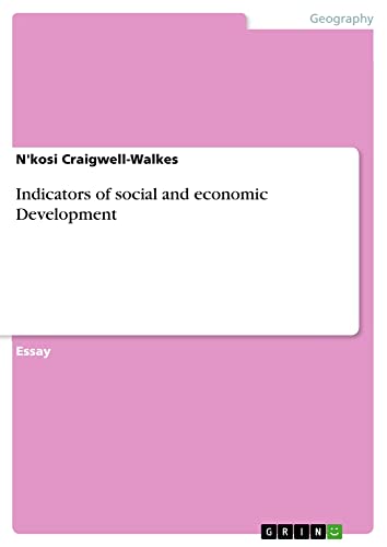 Indicators of social and economic Development