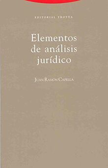 Elementos de análisis juridico (Estructuras y Procesos. Derecho)