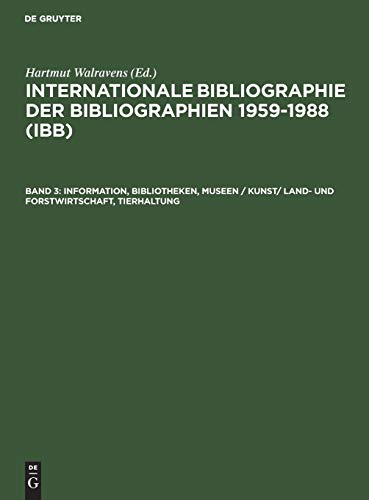 Information, Bibliotheken, Museen / Kunst/ Land- und Forstwirtschaft, Tierhaltung