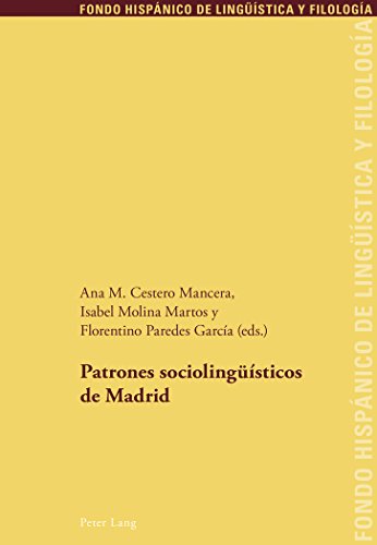 Patrones sociolingüísticos de Madrid (Fondo Hispánico de Lingüística y Filología)