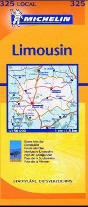 Michelin Karten, Bl.325 : Creuse, Haute-Vienne (Michelin Local France)