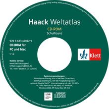 Haack Weltatlas für Sekundarstufe I. CD-ROM zum Nachkauf für Windows Vista/XP/2000/Mac: OS9.0, OS X