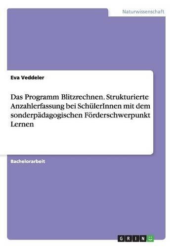 Das Programm Blitzrechnen. Strukturierte Anzahlerfassung bei SchülerInnen mit dem sonderpädagogischen Förderschwerpunkt Lernen