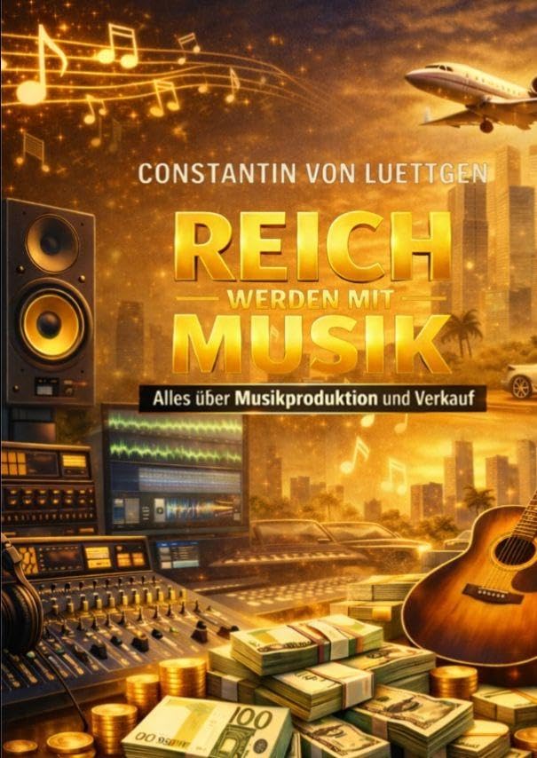 Reich werden mit Musik: Alles über Musikproduktion mit KI und professionelle Vermarktung