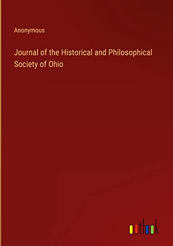 Journal of the Historical and Philosophical Society of Ohio