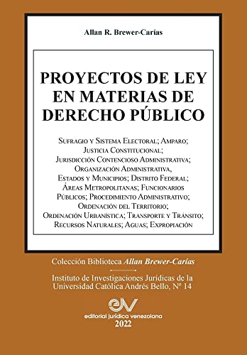 PROYECTOS DE LEY EN MATERIAS DE DERECHO PÚBLICO (1965-2011).