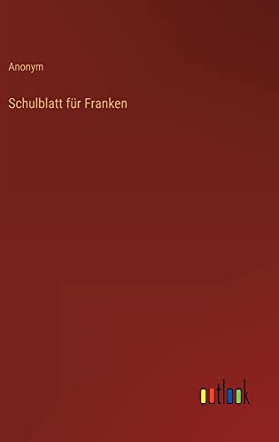 Schulblatt für Franken
