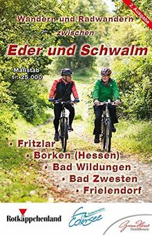 Wandern und Radwandern zwischen Eder und Schwalm: Rad- und Wanderkarte