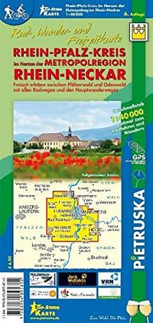 Rhein-Pfalz-Kreis im Herzen der Metropolregion Rhein-Neckar: Rad-, Wander- und Freizeitkarte, Maßstab 1:40.000