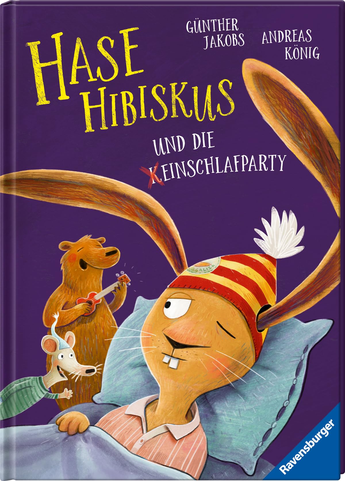 Hase Hibiskus und die (K)Einschlafparty - Kinderbuch ab 3 Jahre, Bilderbuch, Vorlesebuch