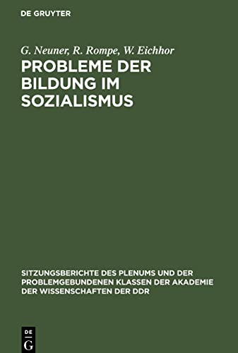Probleme der Bildung im Sozialismus
