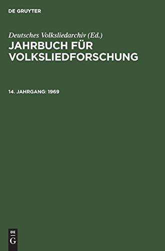 1969 (Jahrbuch für Volksliedforschung)