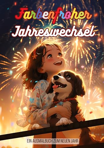 Farbenfroher Jahreswechsel: Ein Ausmalbuch zum Neuen Jahr