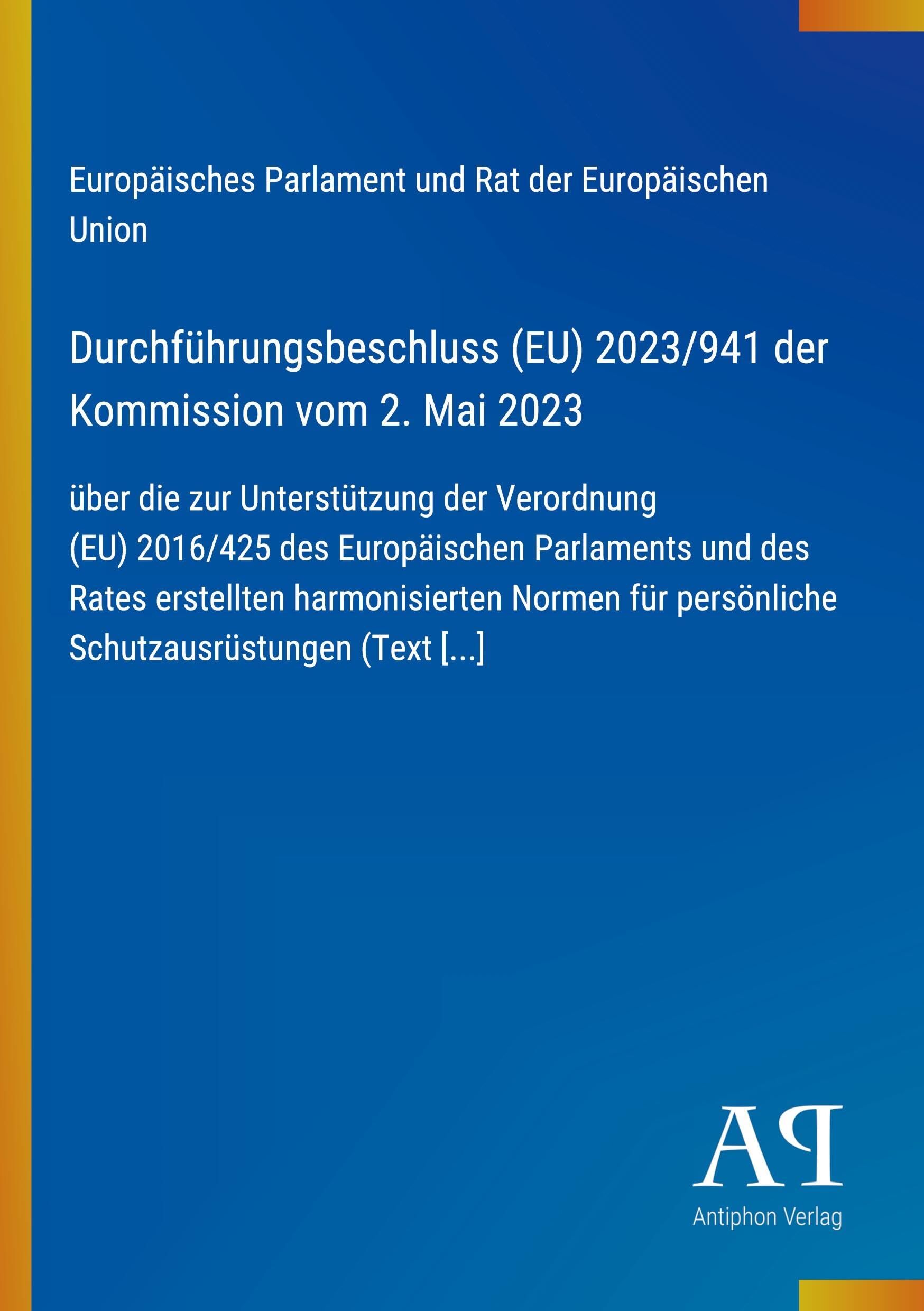 Durchführungsbeschluss (EU) 2023/941 der Kommission vom 2. Mai 2023