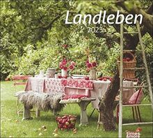 Landleben Bildkalender 2023 - times&more Wandkalender mit Monatskalendarium - 30 x 27 cm