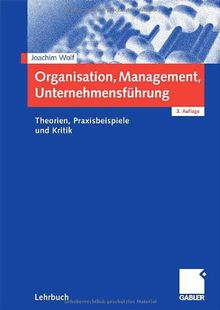 Organisation, Management, Unternehmensführung: Theorien, Praxisbeispiele und Kritik