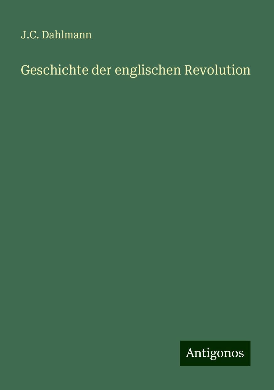 Geschichte der englischen Revolution