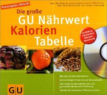 Die große Nährwert-Kalorien-Tabelle mit CD-Rom. GU Tabellen