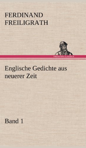 Englische Gedichte aus neuerer Zeit 1