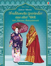 Sticker-Wissen: Traditionelle Gewänder aus aller Welt: Sari, Kimono, Hochzeitstracht