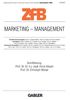 Marketing-Management - ZfB - Zeitschrift für Betriebswirtschaft Ergänzungsheft 1/2002