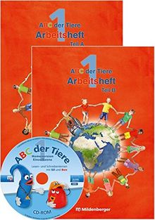 ABC der Tiere 1 - Arbeitsheft Grundschrift, Teil A und B · Neubearbeitung (ABC der Tiere - Neubearbeitung)