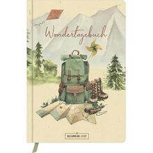 Wandertagebuch Rucksack: Reisetagebuch zum Ankreuzen und Ausfüllen, mit Lesebändchen, 160 Seiten SchreibLiebe