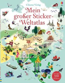 Mein großer Sticker-Weltatlas