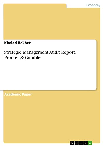 Strategic Management Audit Report. Procter & Gamble