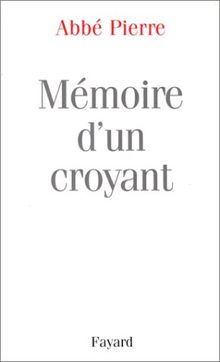Mémoire d'un croyant