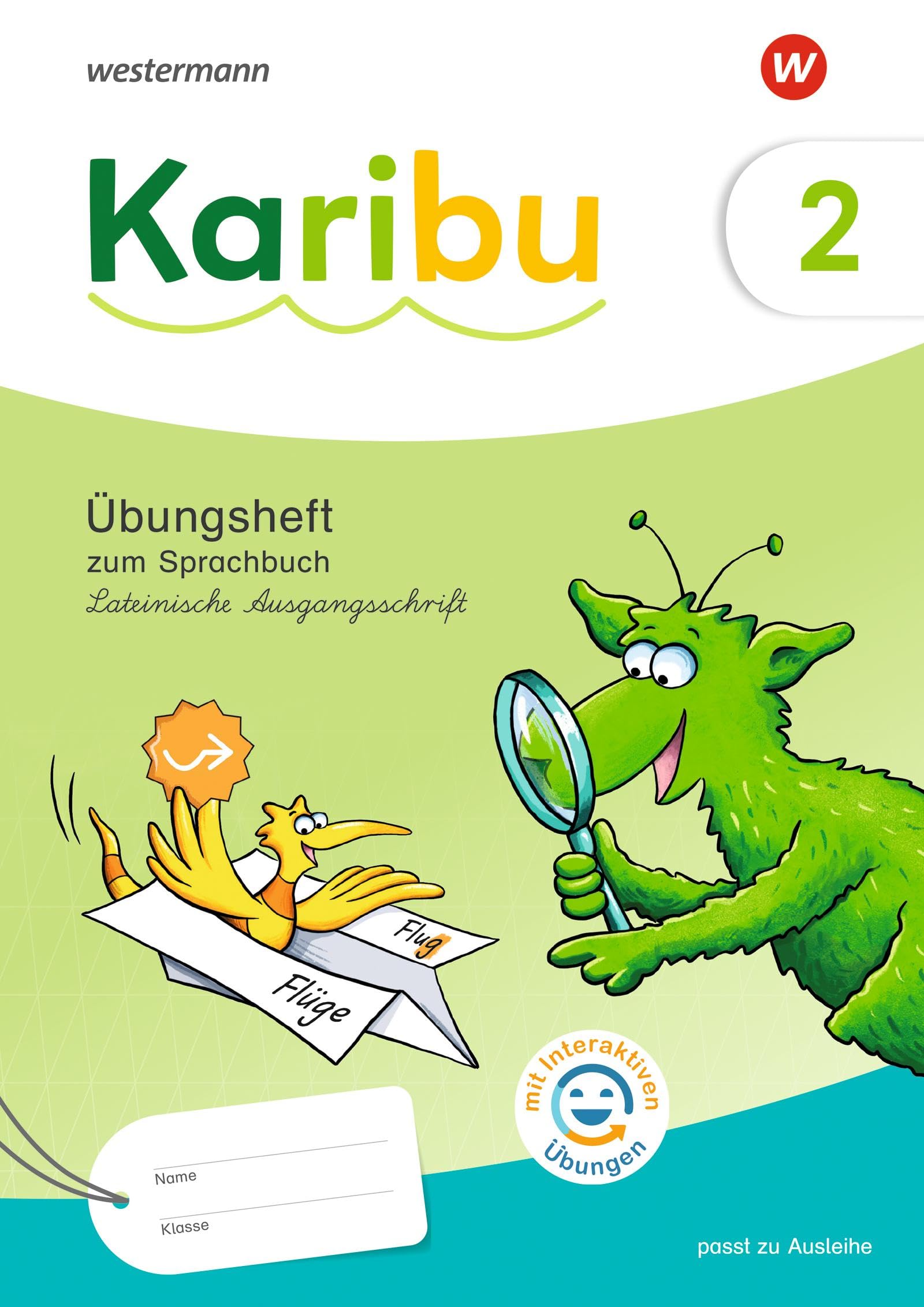 Karibu - Ausgabe 2024: Übungsheft 2 Lateinische Ausgangsschrift zum Sprachbuch - mit interaktiven Übungen