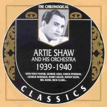 Artie Shaw 1939/1940 de Artie Shaw | CD | état très bon