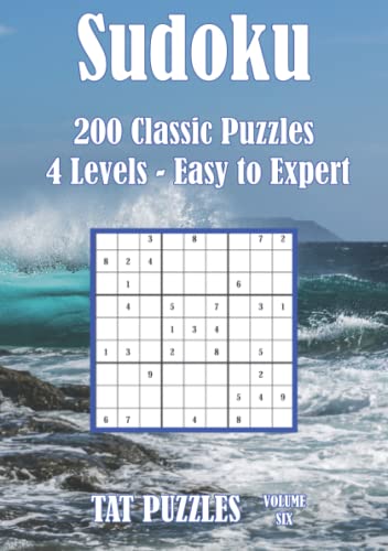 200 Classic Puzzles - 4 Levels - Easy to Expert (Sudoku)