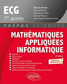 Mathématiques appliquées informatique, ECG 1re année : nouveaux programmes