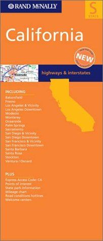 Rand McNally California State Map (Rand McNally Folded Map: States)