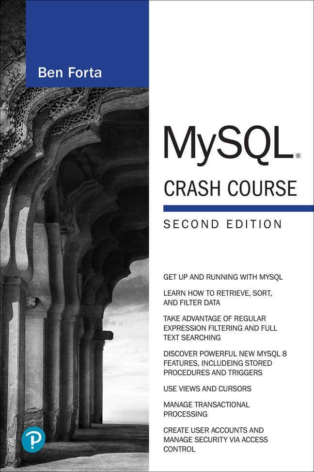 MySQL Crash Course - Ben Forta Kartoniert (TB)
