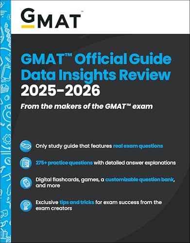 GMAT Official Guide Data Insights Review 2025-2026: Book + Online Question Bank (Gmat Official Guides)