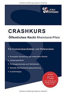 CRASHKURS Öffentliches Recht - Rheinland-Pfalz: Länderspezifisch - Für Examenskandidaten und Referendare