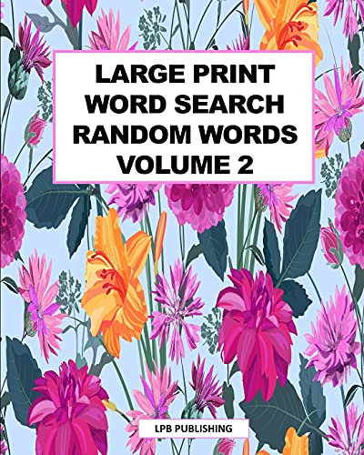Large Print Word Search: Random Words Volume 2