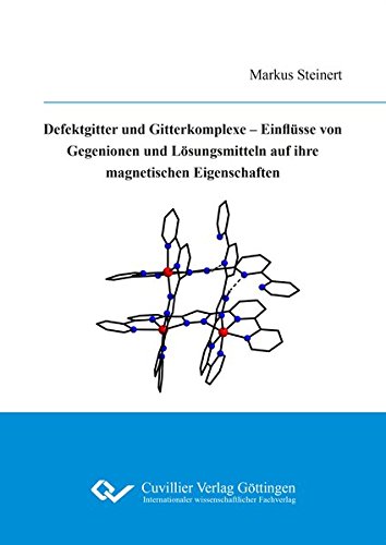 Defektgitter und Gitterkomplexe - Einflüsse von Gegenionen und Lösungsmitteln auf ihre magnetischen Eigenschaften