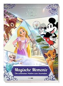Disney 100: Magische Momente - Die schönsten Motive zum Ausmalen: Malblock